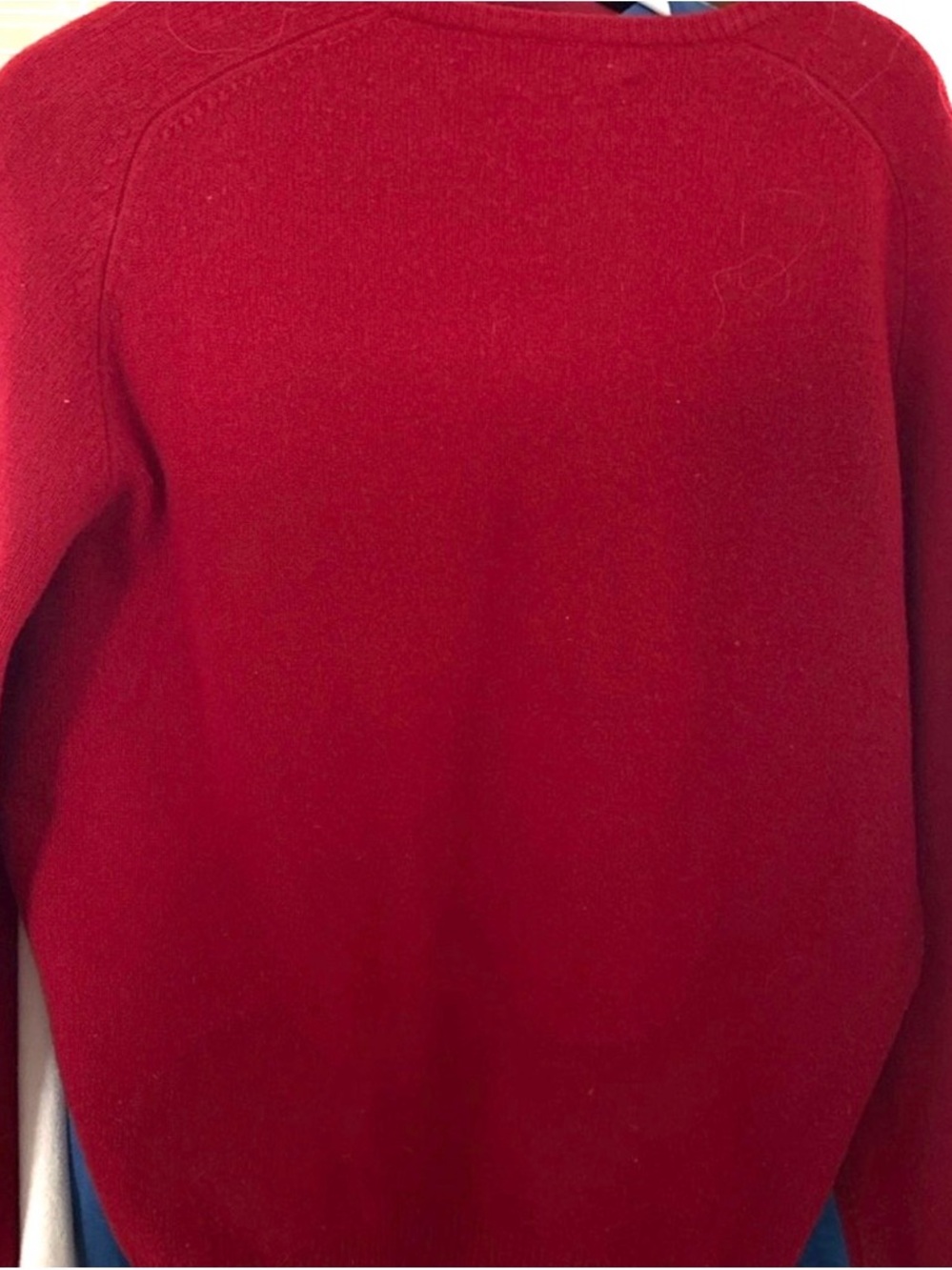 Women's Red Crewneck Sweater